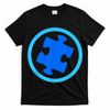 Blue Autism Puzzle for Autism Awareness T-Shirt