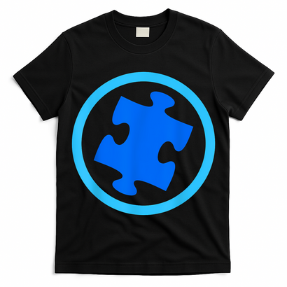 Blue Autism Puzzle for Autism Awareness T-Shirt