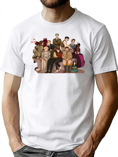 BBC Ghosts My Family Premium Heavyweight Cotton T-Shirt - Black