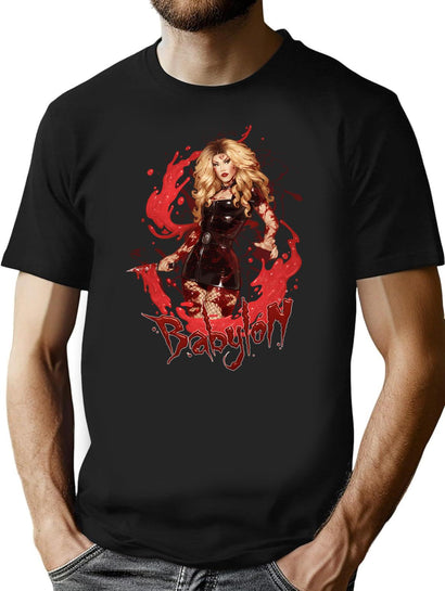 Babylon T-Shirt for Men & Women, T-Shirts Graphic Tee - Black