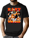 Babytron Bootleg Vintage Bootleg Style Bootleg Graphic T-Shirt - Black