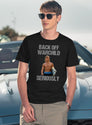 Back Off Warchild Seriously Black T-Shirt - Navy
