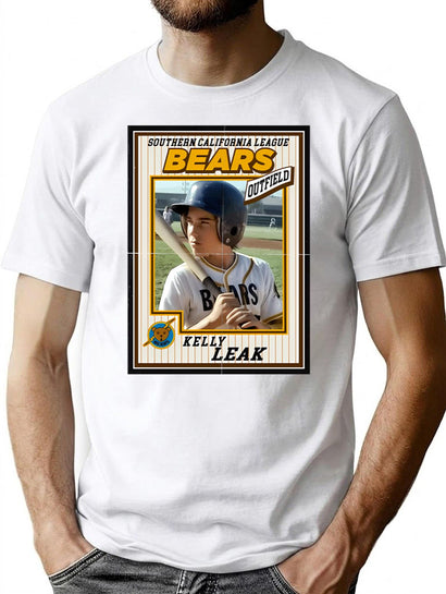 Bad News Bears Baseball Card Kelly Leak T-Shirt for Men & Women, T-Shirts Graphic Tee - Black