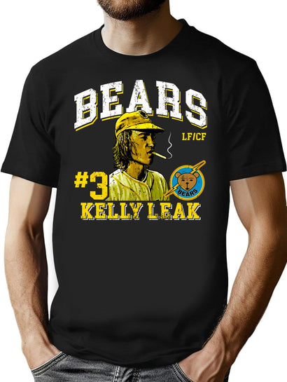 Bad News Bears Baseball Kelly Leak V2 T-Shirt for Men & Women, T-Shirts Graphic Tee - Black