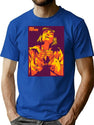 Baddass Girl Bootleg Graphic T-Shirt - Blue