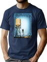 Bagdad Cafe T-Shirt for Men & Women, T-Shirts Graphic Tee - Navy