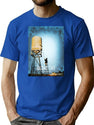 Bagdad Cafe T-Shirt for Men & Women, T-Shirts Graphic Tee - Blue