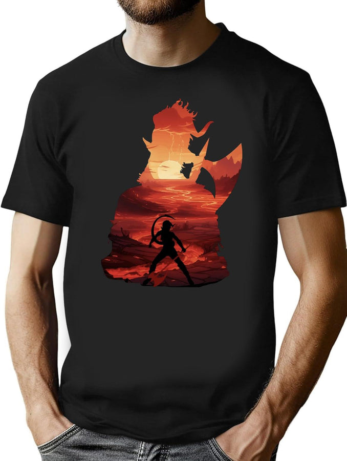 Baldurs Gate 3 - Karlach Negative Illusion Classic Black T-Shirt - Black