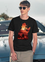 Baldurs Gate 3 - Karlach Negative Illusion Classic Black T-Shirt - Navy