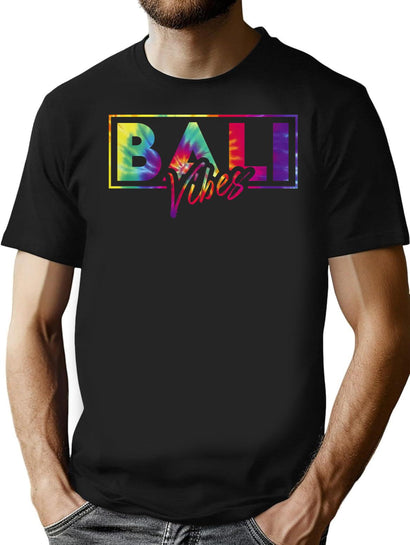 Bali T-Shirt for Men & Women, T-Shirts Graphic Tee - Black
