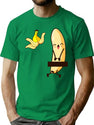 Banana Strip T-Shirt for Men & Women, T-Shirts Graphic Tee - Green