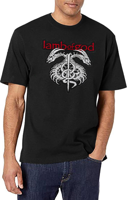 Band Rock Lamb T-Shirt for Men & Women, T-Shirts Graphic Tee - Black