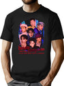 Bangtan Sonyeondan Starring Rm Jin Suga Jhope Jimin V Jungkook Bootleg Graphic T-Shirt - Black