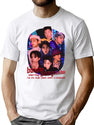 Bangtan Sonyeondan Starring Rm Jin Suga Jhope Jimin V Jungkook Bootleg Graphic T-Shirt - White