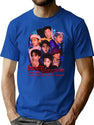 Bangtan Sonyeondan Starring Rm Jin Suga Jhope Jimin V Jungkook Bootleg Graphic T-Shirt - Blue
