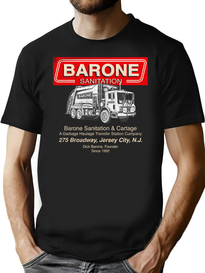 Barone Sanitation Dks T-Shirt for Men & Women, T-Shirts Graphic Tee - Black