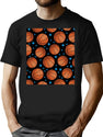 Basketball Bootleg Graphic T-Shirt - Black