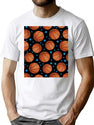 Basketball Bootleg Graphic T-Shirt - White