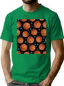 Basketball Bootleg Graphic T-Shirt - Green