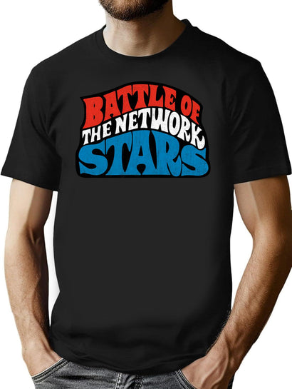 Battle Of The Network Stars Worn T-Shirt for Men & Women, T-Shirts Graphic Tee - Black