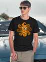 Batzilla - Supporter Vintage Swirl T-Shirt for Men & Women, T-Shirts Graphic Tee - Navy
