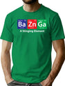Bazinga Element Chart T-Shirt for Men & Women, T-Shirts Graphic Tee - Green