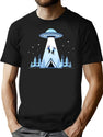 Beaming Up T-Shirt for Men & Women, T-Shirts Graphic Tee - Black
