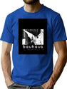 Bela Lugosi'S Dead Horror Post Punk 80S Retro Black And White Artwork T-Shirt for Men & Women, T-Shirts Graphic Tee - Blue