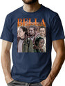 Bella Ramsey Homage Vintage Bootleg Bootleg Graphic T-Shirt - Navy