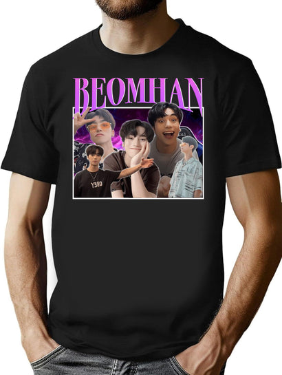 Beomhan Bootleg Design Bootleg Graphic T-Shirt - Black