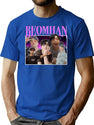 Beomhan Bootleg Design Bootleg Graphic T-Shirt - Blue