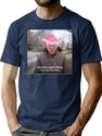 Bernie Chappell Roan Hot to Go Meme Premium Heavyweight Cotton T-Shirt - Navy