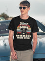 Best Boxer Mom Ever Vintage Retro Dog Mom T-Shirt for Men & Women, T-Shirts Graphic Tee - Navy