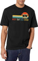 Best Cat Dad Ever Cat Daddy Black T-Shirt - White