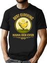 Best Clucking Mama Hen Ever Funny Mothers Day Pun Country Farm Gift T-Shirt for Men & Women, T-Shirts Graphic Tee - Black