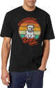 Best English Bulldog Dad Ever - Vintage Sunset - Vintage English Bulldog T-Shirt for Men & Women, T-Shirts Graphic Tee - White