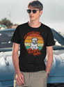 Best English Bulldog Dad Ever - Vintage Sunset - Vintage English Bulldog T-Shirt for Men & Women, T-Shirts Graphic Tee - Navy
