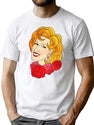 Bette Bootleg Graphic T-Shirt - White