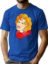 Bette Bootleg Graphic T-Shirt - Blue