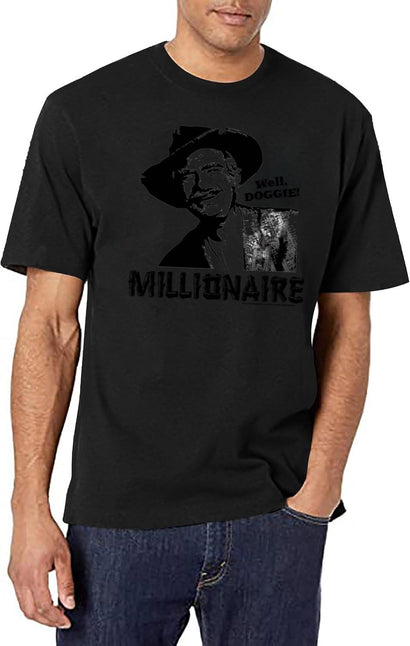 Beverly Hillbillies Millionaire T-Shirt for Men & Women, T-Shirts Graphic Tee - Black