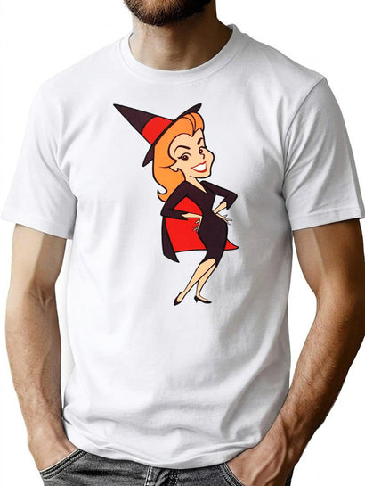 Bewitched Samantha Premium Heavyweight Cotton T-Shirt - Black