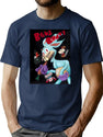 Bgus Bunny Bootleg Graphic T-Shirt - Navy