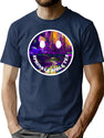 Bible Tea - Funny Surreal Bad Translation With Glitch Art (Alt Color) Bootleg Graphic T-Shirt - Navy