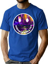 Bible Tea - Funny Surreal Bad Translation With Glitch Art (Alt Color) Bootleg Graphic T-Shirt - Blue