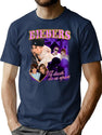 Biebers Bootleg Graphic T-Shirt - Navy