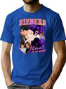 Biebers Bootleg Graphic T-Shirt - Blue