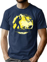 Big Foot No Worries Hakuna Matata T-Shirt for Men & Women, T-Shirts Graphic Tee - Navy
