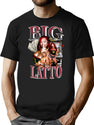 Big Latto Vintage Bootleg Bootleg Graphic T-Shirt - Black