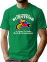 Big Wheel Survivor T-Shirt for Men & Women, T-Shirts Graphic Tee - Green