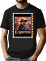Bigfoot As El Squatcho T-Shirt for Men & Women, T-Shirts Graphic Tee - Black